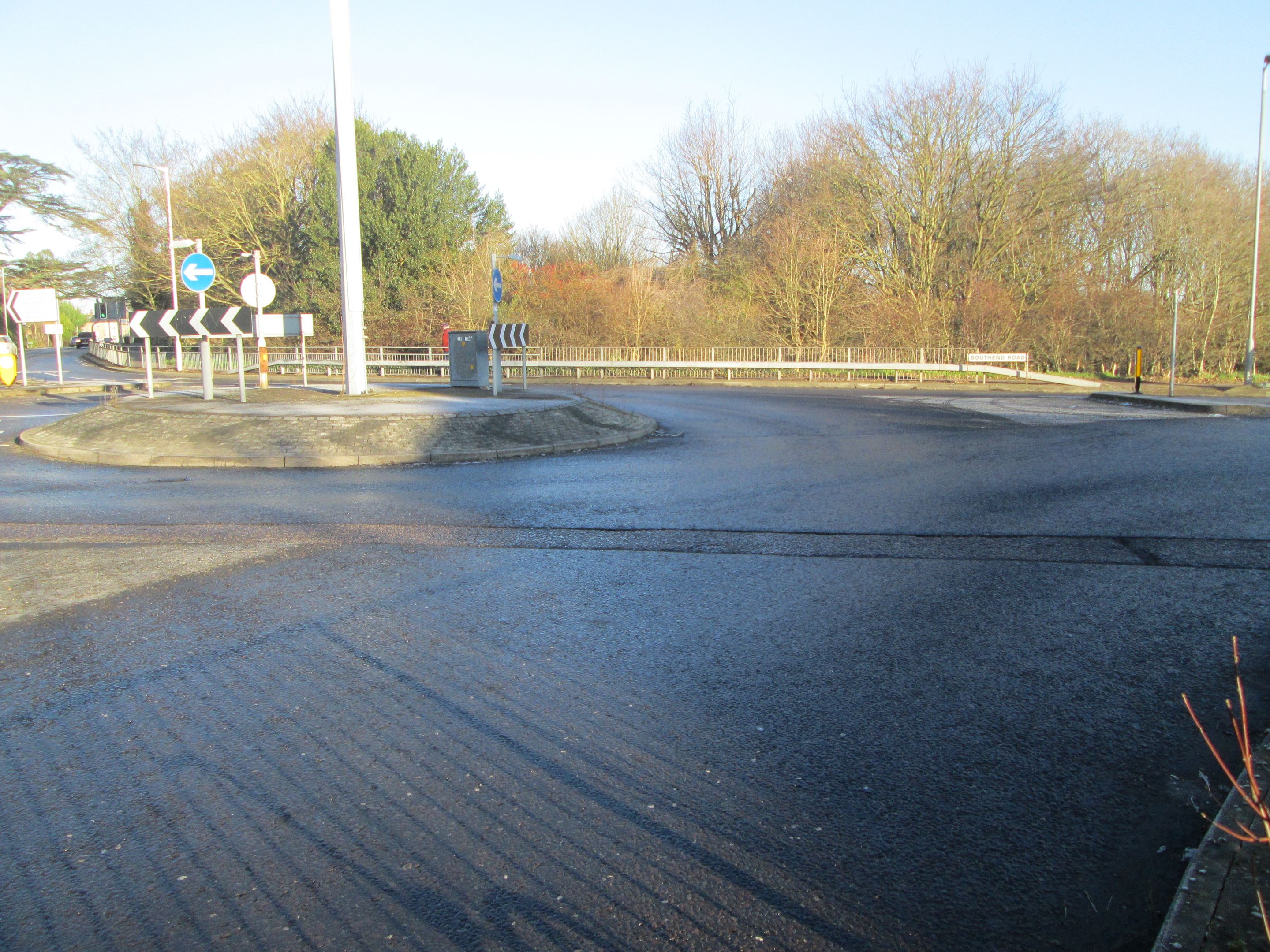 Southend Road Sun Street Billericay road surface improvements Essex